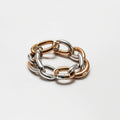 Multi metal chain ring
